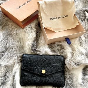 Louis Vuitton Empreinte Key Pouch in Noir